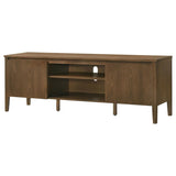 Thori 63-inch 2-door TV Stand Media Console Dark Brown - 701672