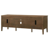 Thori 63-inch 2-door TV Stand Media Console Dark Brown - 701672