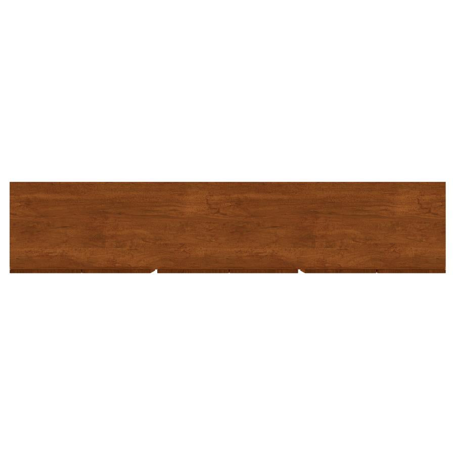 Trask 86-inch Wood TV Stand Media Console Mango Brown - 701790
