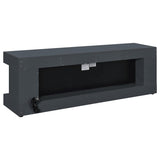 Mallory TV Stand Fireplace Console Bluetooth Speaker Grey High Gloss - 701823