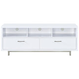Casey 2-drawer Engineered Wood 60-inch TV Stand White - 701972