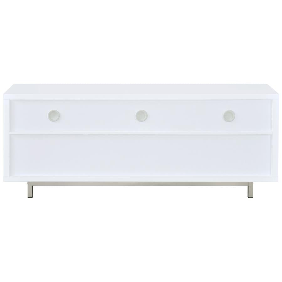 Casey 2-drawer Engineered Wood 60-inch TV Stand White - 701972