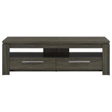 Elkton 2-drawer Engineered Wood 59-inch TV Stand Weathered Grey - 701979