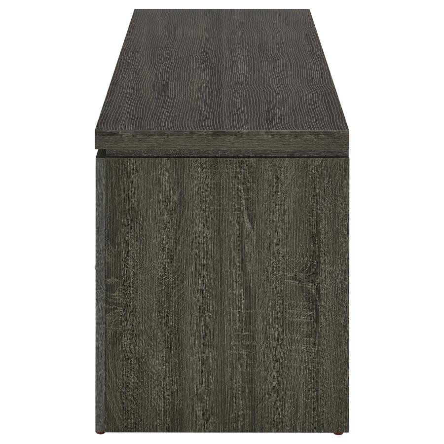 Elkton 2-drawer Engineered Wood 59-inch TV Stand Weathered Grey - 701979