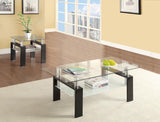 Dyer 2-piece Rectangular Coffee and End Table Set Black - 702288-S2