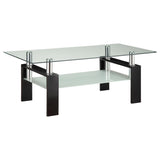 Dyer 2-piece Rectangular Coffee and End Table Set Black - 702288-S2