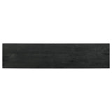 Marsden 2-door Mango Wood 70-inch TV Stand Charcoal Black - 703003