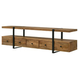 Otto 5-drawer Mango Wood 70-inch TV Stand Media Console Brown - 703243