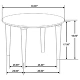 Aldis 3-piece Coffee and End Table Set White - 703718-S3