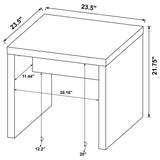 Lynette 2-piece Rectangular Coffee and End Table Set Mango - 704128-S2