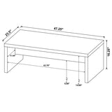 Lynette 2-piece Rectangular Coffee and End Table Set Mango - 704128-S2
