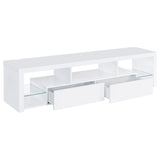 Jude 3-piece 71-inch TV Entertainment Center White High Gloss - 704251-SET