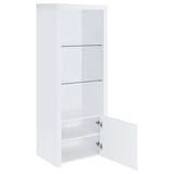 Jude 3-piece 71-inch TV Entertainment Center White High Gloss - 704251-SET