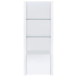 Jude 3-piece 71-inch TV Entertainment Center White High Gloss - 704251-SET