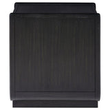 Leandro 1-drawer Wood Occasional Side End Table Burnished Black - 704637