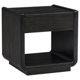 Leandro 3-piece Wood Coffee and End Table Set Burnished Black - 704638-S3