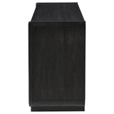 Leandro 2-drawer Entryway Sofa Console Table Burnished Black - 704639