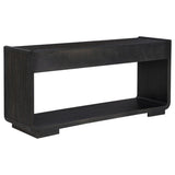 Leandro 2-drawer Entryway Sofa Console Table Burnished Black - 704639