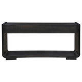 Leandro 2-drawer Entryway Sofa Console Table Burnished Black - 704639