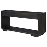 Leandro 2-drawer Entryway Sofa Console Table Burnished Black - 704639