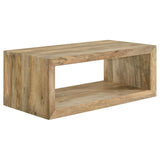 Benton 2-piece Solid Mango Coffee and End Table Set Natural - 704838-S2