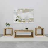 Benton 3-piece Solid Mango Coffee and End Table Set Natural - 704838-S3