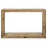 Benton Rectangular Solid Wood Sofa Console Table Natural - 704839