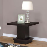 Reston Square Engineered Wood Side End Table Cappuccino - 705167