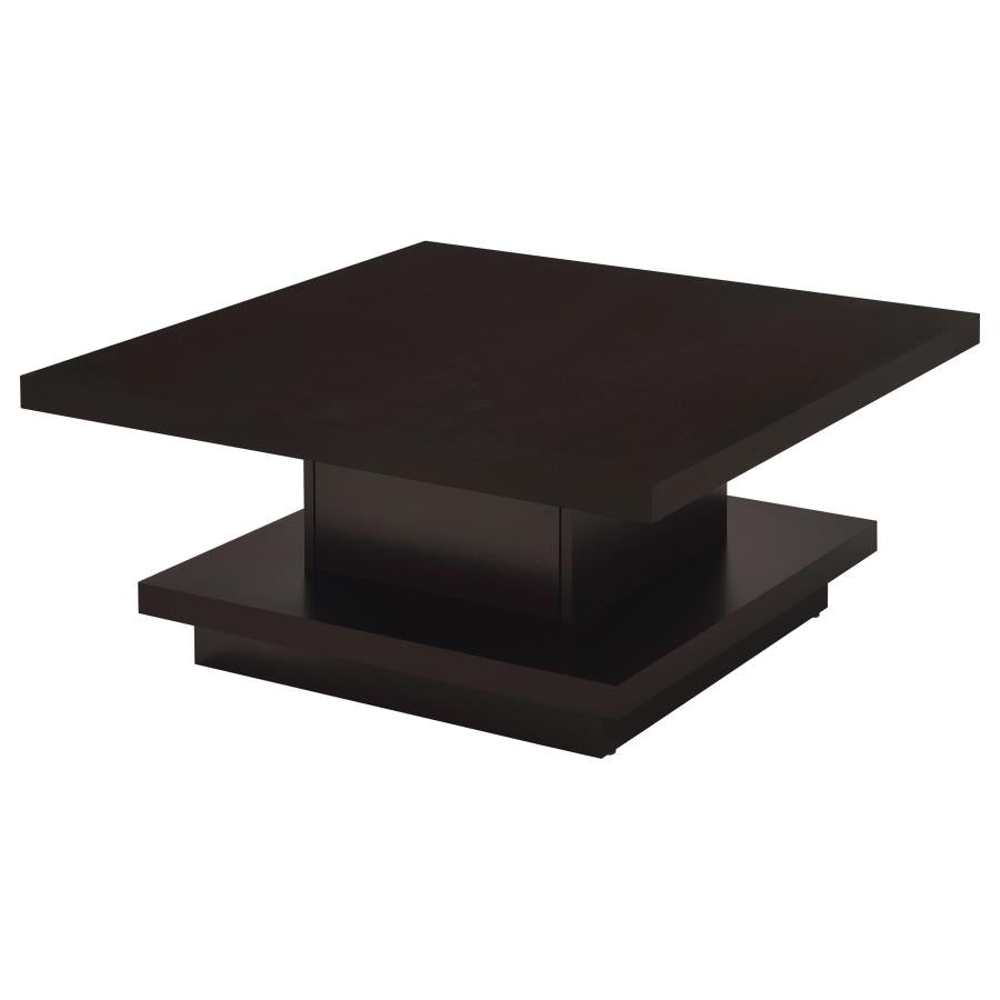 Reston 2-piece Square Coffee and End Table Set Cappuccino - 705168-S2