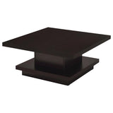 Reston 3-piece Square Coffee and End Table Set Cappuccino - 705168-S3