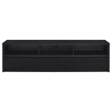 Rutland 78-inch 3-drawer TV Stand Media Console Black - 705803