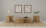 Cortona 3-piece Coffee and End Table Set Mango - 706178-S3