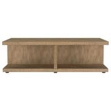 Cortona Square Engineered Wood Cocktail Coffee Table Mango - 706178