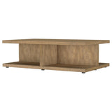 Cortona Square Engineered Wood Cocktail Coffee Table Mango - 706178