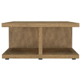 Cortona Square Engineered Wood Cocktail Coffee Table Mango - 706178