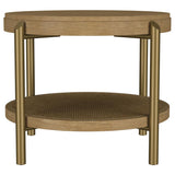 Arini 3-piece Round Coffee and End Table Set Sand Wash - 706188-S3