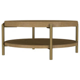 Arini 3-piece Round Coffee and End Table Set Sand Wash - 706188-S3