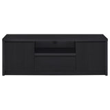 Winfield 3-piece Entertainment Center 60-inch TV Stand Black - 706222-SET