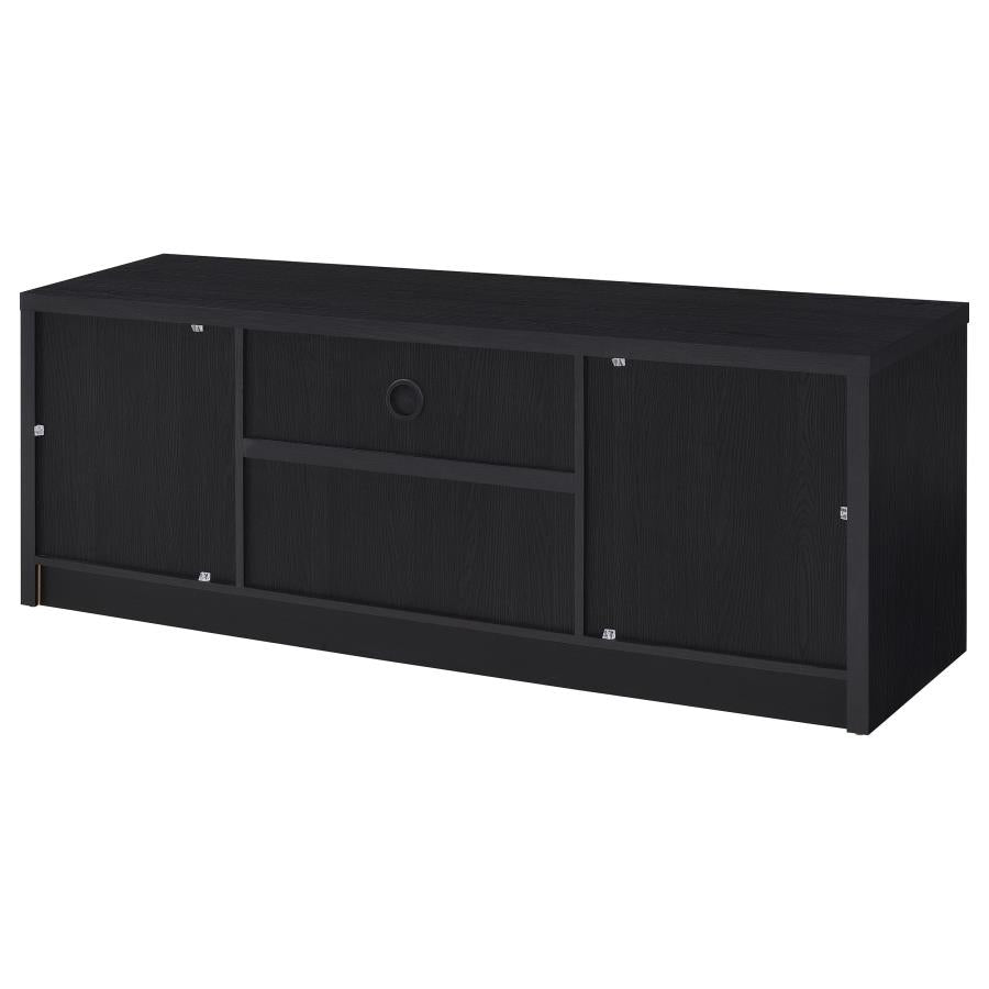 Winfield 60-inch 2-door TV Stand Media Console Black - 706222