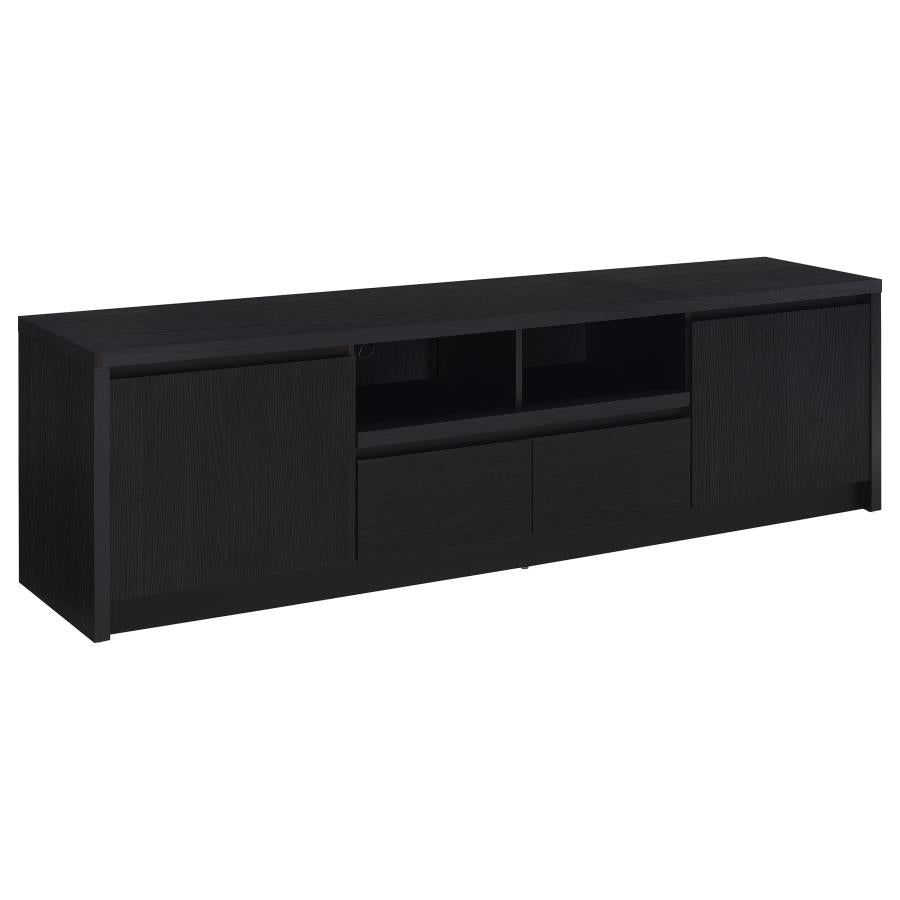 Winfield 78-inch 2-door TV Stand Media Console Black - 706223