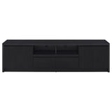 Winfield 78-inch 2-door TV Stand Media Console Black - 706223