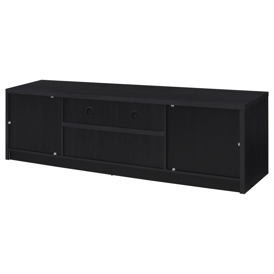 Winfield 78-inch 2-door TV Stand Media Console Black - 706223