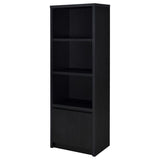 Winfield 3-sheld Media Tower Entertainment Pier Black - 706224