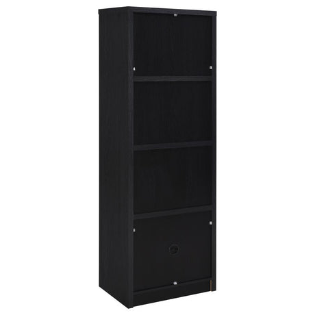 Winfield 3-sheld Media Tower Entertainment Pier Black - 706224