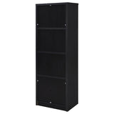 Winfield 3-sheld Media Tower Entertainment Pier Black - 706224