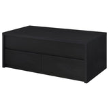 Knapp 2-piece Lift Top Coffee Table Set Black - 706228-S2