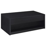 Knapp 2-piece Lift Top Coffee Table Set Black - 706228-S2