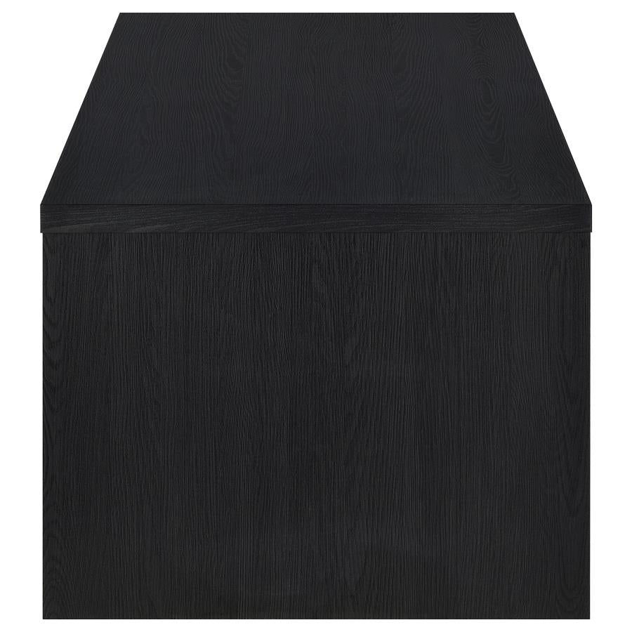 Knapp Lift Top Cocktail Coffee Table with Dual Drawers Black - 706228
