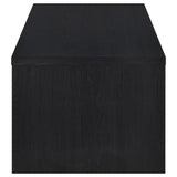 Knapp Lift Top Cocktail Coffee Table with Dual Drawers Black - 706228