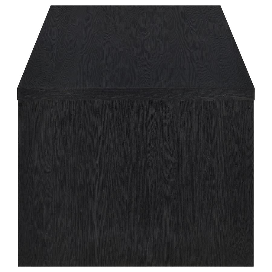 Knapp Lift Top Cocktail Coffee Table with Dual Drawers Black - 706228